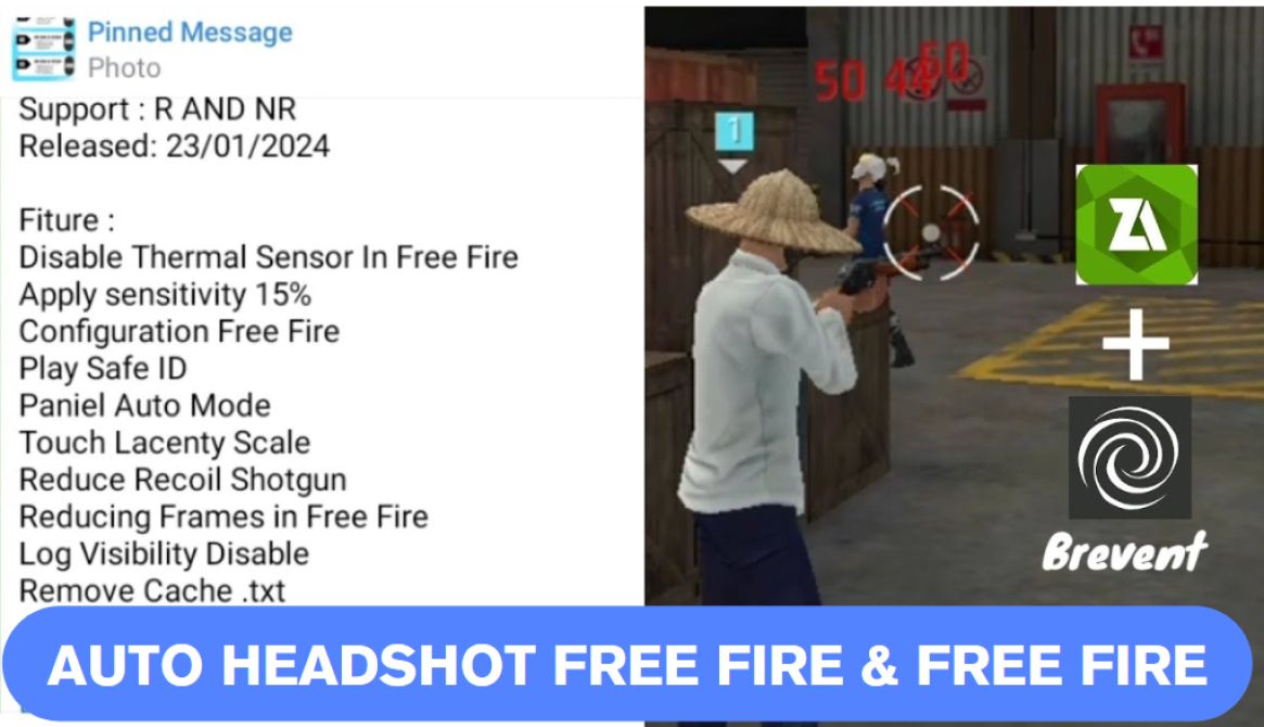 OB47 Free Fire Auto Headshot + Macro Aimbot + No Recoil panel apk